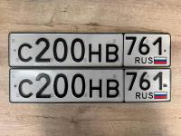 Фото автомобильного номера С200НВ 761