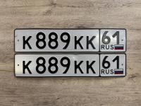 Фото автомобильного номера К889КК 61