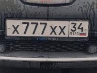 Фото автомобильного номера Х777ХХ 34