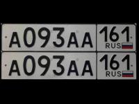 Фото автомобильного номера А093АА 161