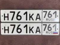 Фото автомобильного номера Н761КА 761
