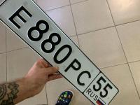 Фото автомобильного номера Е880РС 55