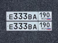 Фото автомобильного номера Е333ВА 190