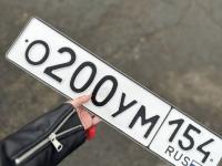 Фото автомобильного номера О200УМ 154