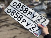 Фото автомобильного номера О858РУ 27