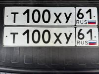 Фото автомобильного номера Т100УХ 61