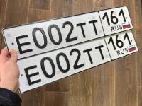 Фото автомобильного номера Е002ТТ 161
