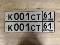 Фото автомобильного номера К001СТ 61