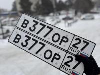 Фото автомобильного номера В377ОР 27