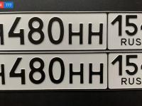 Фото автомобильного номера Н480НН 154