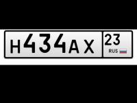 Фото автомобильного номера Н434АХ 23