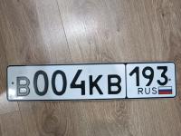 Фото автомобильного номера В004КВ 193