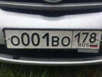 Фото автомобильного номера О001ВО 178